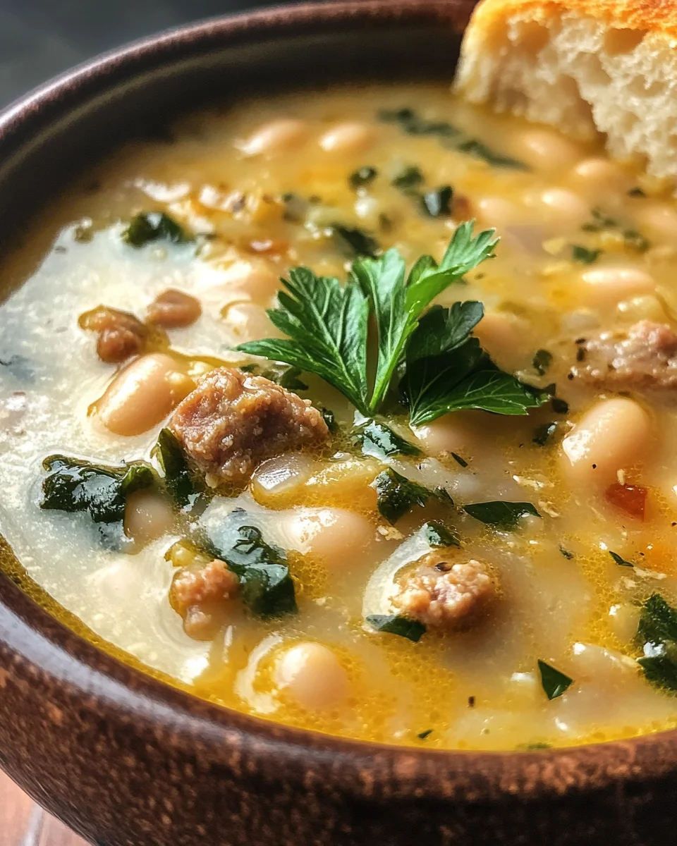 Tuscan White Bean Soup 30 Tuscan White Bean Soup