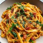 Vegan Creamy Sun Dried Tomato Pasta Recipe